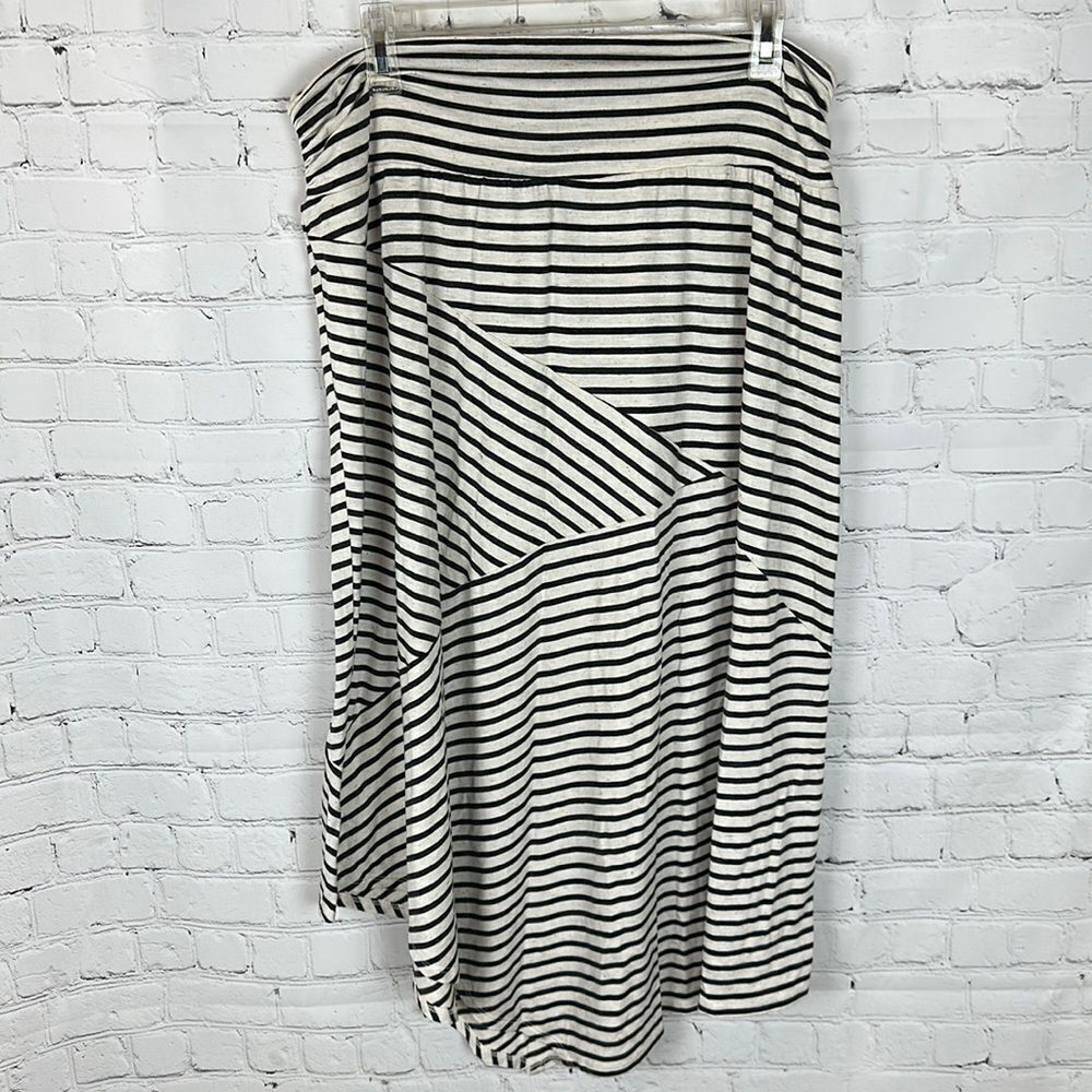 Apt. 9 Asymmetrical Striped Skirt Size XXL